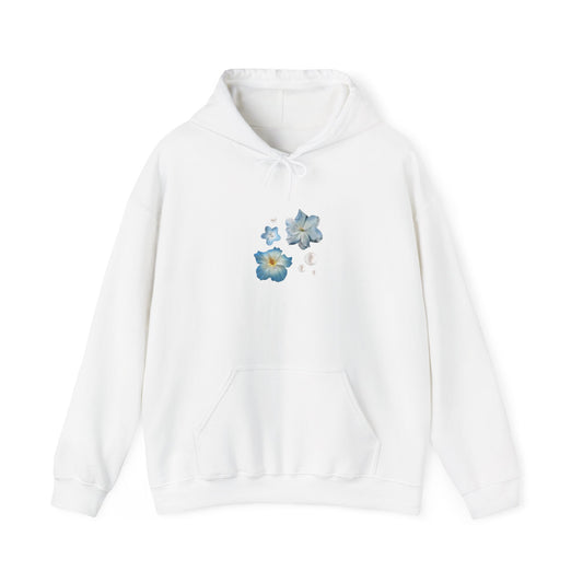 Hoodie - Beach Flower Girly Design